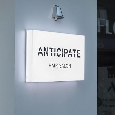 オーダーメイド 丸いアクリル真空ブリスター LED 3D文字 屋外用ライトボックス