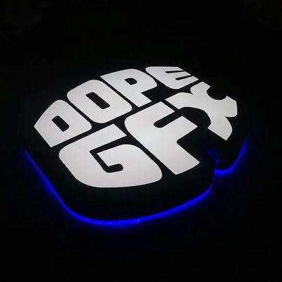 50000時間 終身 魅力的な3DLED樹脂 アクリル カフェ 店名