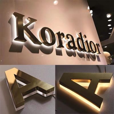カスタム メタルストア フロントPC LED フロントサイン 3Dビジネス カスタム LED ストア 手紙サイン