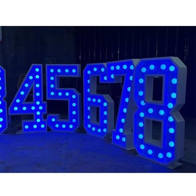 オーダーメイド サイズ ステンレス スチール LED マークイ 文字 屋外 結婚式 パーティ ディスプレイ