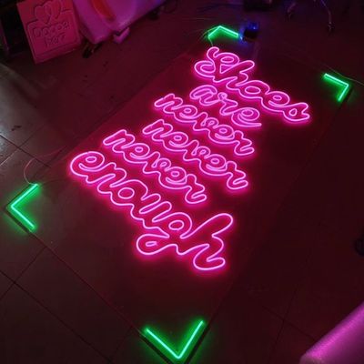 カスタムLEDネオンサイン パーティ 誕生日 お祝い 壁のためのピンク 部屋の装飾 誕生日お祝い ネオンバーのサイン