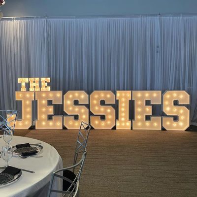 オーダーメイド サイズ ステンレス スチール LED マークイ 文字 屋外 結婚式 パーティ ディスプレイ