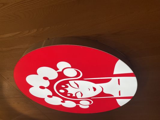 カスタマイズされたカラー 壁にマウントされたアルミ スリムフレーム チェーンストア販売のためのLEDライトボックス