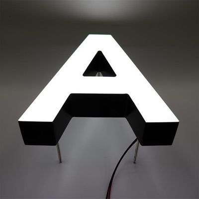 オーダーメイドサイズ 3D アクリル文字 LED照明サイン 屋外ビジネスロゴ
