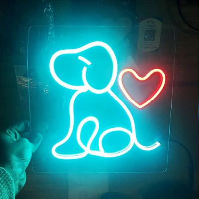 茶緑色 カスタム 壁掛けネオンサインライト USB/電池駆動 バースデー ギフト 壁画 LED ネオン ナイトライト