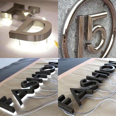 広告 カスタムバックライト PC アクリル3D文字 LED照明サイン オフィス壁用
