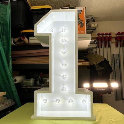 12V 入力電圧 大型照明3D文字 結婚してください LEDマーキーサイン 結婚式