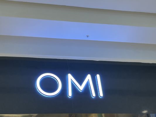 LED アクリル製 3D ライトアップ 店頭 寸法文字