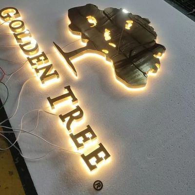 28C ステンレス スチール アルファベット文字 屋外標識 LED メタルライト カスタム 3D ロゴ 標識