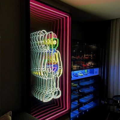 寿命5万時間 スマートウォール ハング カスタム Rgb 装飾 無限のLED インフィニティミラー 3D