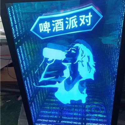 寿命5万時間 スマートウォール ハング カスタム Rgb 装飾 無限のLED インフィニティミラー 3D
