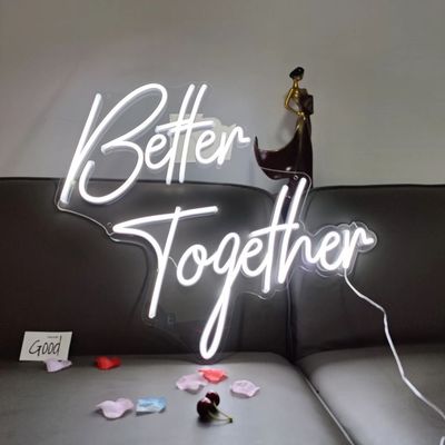 オーダーメイド 結婚式の飾り付けのための ライトアップ文字 ニーオンサイン 結婚しますか?