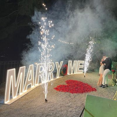 オーダーメイド ライトアップ 文字 ネオンサイン 結婚式 天国で作られたカップル