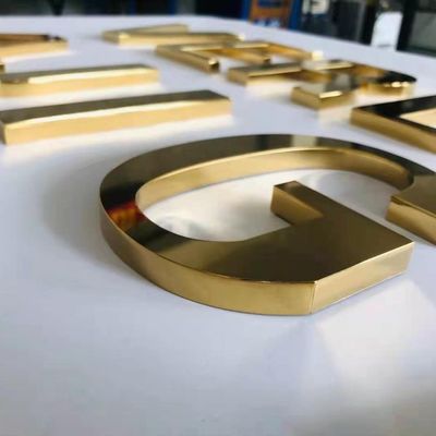 A-Z と数字アルファベットのための調整可能なステンレスステールLEDシグナル