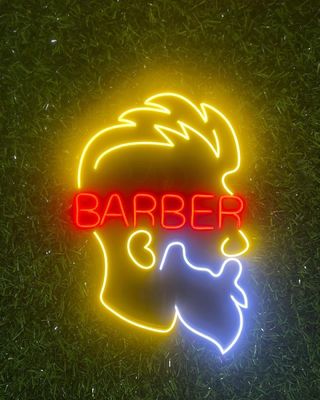 2- デザイン オーダーメイド 柔らかい ストライプ ランプ 照明 タトゥー 名 ゲーミング ロゴ スタジオ LED ネオンサイン