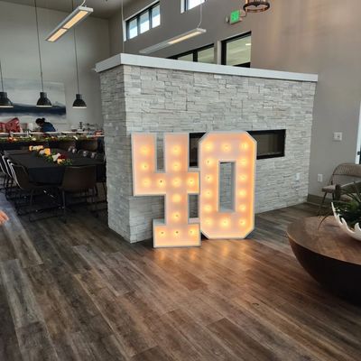 入力電圧 12V LED 灯台文字 3フィート 4フィート 5フィート 大きな数字 巨大なライトアップ文字