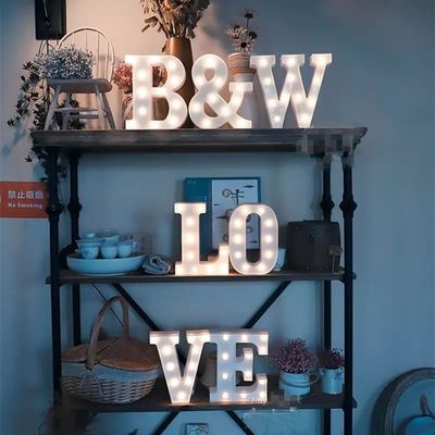 プラグ 電源 装飾 LED マークイ文字 2ft 3ft 4ft 5ft 巨大ライトアップ番号