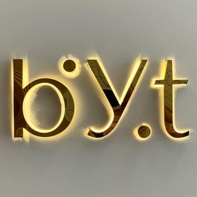 オフィス ウォールレター ロゴ 3D LED カスタム メタル ビジネス 広告 サイネージ
