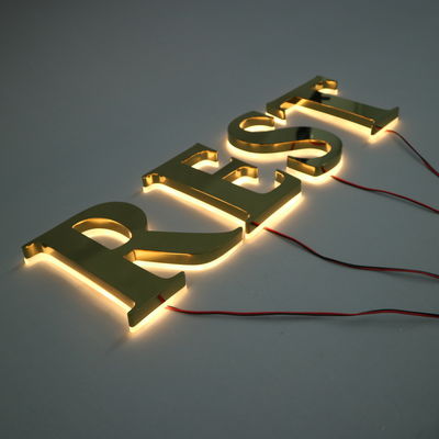 LED ストライプ 光源 カスタム メタル 店面 屋外 店面 3D ビジネス サイネージ