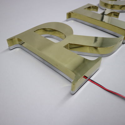 LED ストライプ 光源 カスタム メタル 店面 屋外 店面 3D ビジネス サイネージ