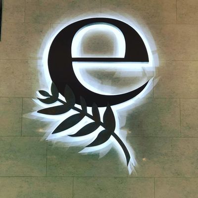 カスタム製の金属標識 ブラシアルミ文字とLEDバックライト