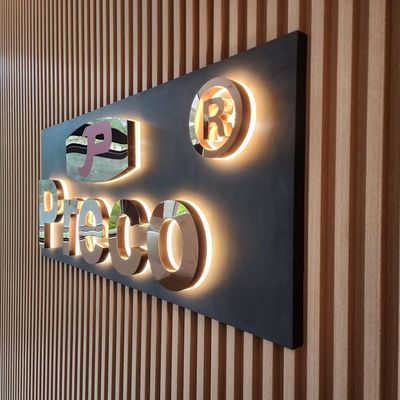 スノー モダン シンプル 3D LED ライト 文字 信号 バス 駅 電源 アダプタ