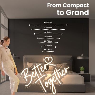 12v オーダーメイド ロゴ ネオンライト 結婚式のサイン