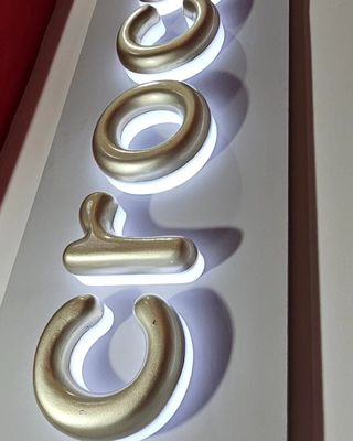 スノー 屋外 サイネージ 店舗 サイン LED 文字 カスタム メタル 店面 屋外 屋外 3D ショップ ビジネス